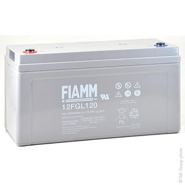 Batterie plomb AGM 12FGL120 - 12V 120Ah - Cosses M8-F - Fiamm_0