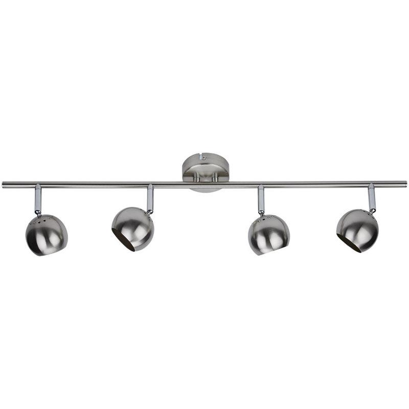 Biard Gamme Bullet Rampe 3 Spots Satinés sans Ampoule GU10 IP20 