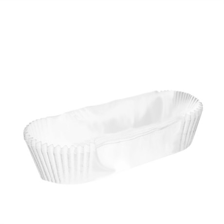 CAPSULE INGRAISSABLE PETITS FOURS LONGUES 8.4X3X2.4 CM BLANC (VENDU PAR 1000)