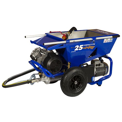 Compact-Pro 25 - Machine à projeter Euromair polyvalente pour enduits pâteux et décoratifs_0