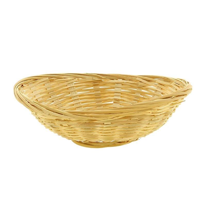 Corbeille à pain bambou Chine ovale 27x20x7cm Lot de 6 -_0