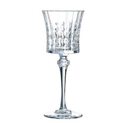 6 verres à pied 19cl Lady Diamond - Cristal d'Arques - Verre ultra transparent au design vintage - transparent 0883314887204_0