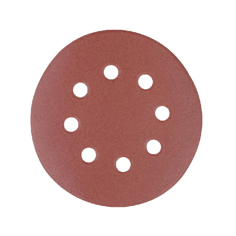 Disques Abrasifs Perforés Auto-Agrippants 125 mm – Lot de 10 – Grain 40, Idéal pour Ponçage - Silverline - multicolore 5024763132773_0
