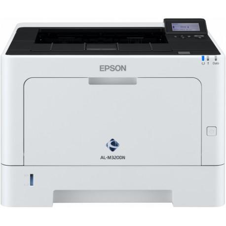 Epson WorkForce AL-M320DTN - Imprimante laser A4 - 1200 x 1200 DPI - 40 ppm - 600 feuilles - Noir/Blanc_0