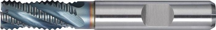Fraise deux tailles DIN 844 type NR - D. Nominal 25 mm - L. de garniture 63 mm - HSS-Co5 TiCN - DIN 1835 B - 4 lames courtes - PROMAT_0