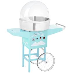 Helloshop26 - Kit machine à barbe à papa professionnel avec chariot et bulle 52 cm 1 200 watts turquoise bleu 14_0009191 - 3000221502687_0