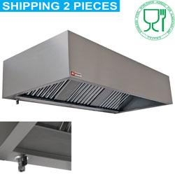Hotte murale inox 6 filtres labyrinthes 400x500 mm - Débit 4275 m³/h - Modèle CGL4500/N_0