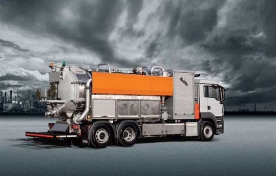 Koks Multivac - Hydrocureur avec blower - 50 m de tuyau haute pression sur enrouleur électrique - Vannes chauffées - ATEX 2 600 m3/h_0