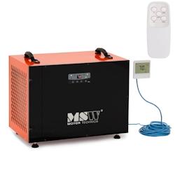 MSW - MSW Déshumidificateur professionnel 72 l/24 h 90 m² 400 m³/h adapté aux vides ventilés - Mode Automatique et Continu - Orange - rouge acier_0
