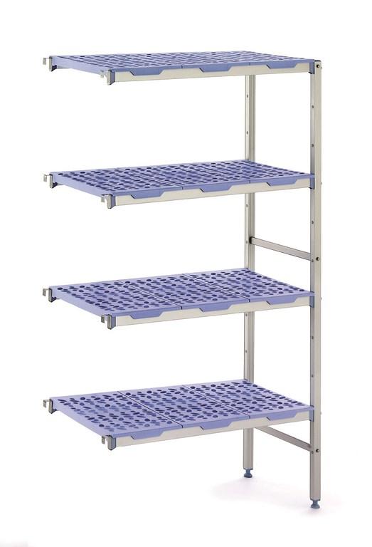 Rayonnage alimentaire - kit suivant - h.1750 x l.1210 x p.400 mm_0