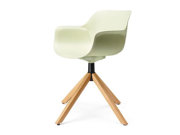 Fauteuil ergonomique écoresponsable Abril Forma 5 - pied en bois de hêtre massif_0