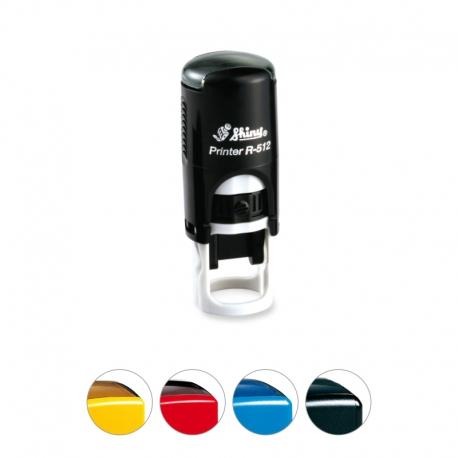 Tampon de bureau Printer Shiny R-512 - Ø 12 - Personnalisable avec 2 lignes de texte_0