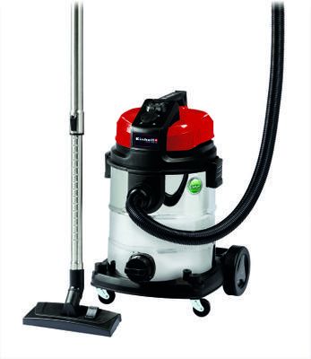 Aspirateur eau et poussière TE-VC 1925 SA - Einhell - 25L - moteur bi-turbo silencieux et cuve inox_0