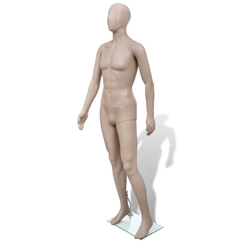 Vidaxl mannequin de vitrine homme tête ronde 30027_0