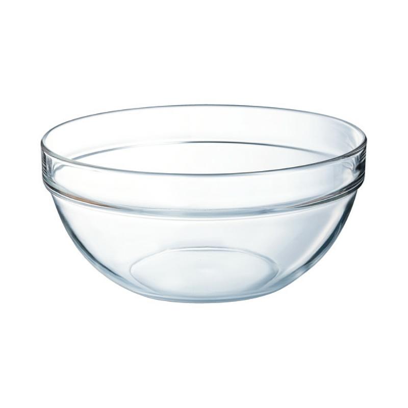 SALADIER ROND TRANSPARENT VERRE Ø 29 CM EMPILABLE ARCOROC