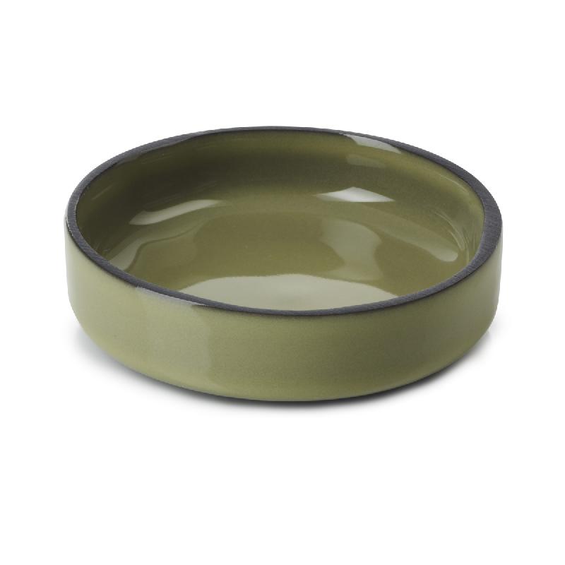 COUPELLE ROND VERT PORCELAINE Ø 7 CM CARACTERE REVOL