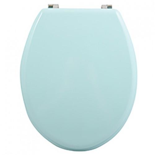 ABATTANT WC - MDF - CHARNIÈRES INOX - CLEO - VERT POUDRÉ MSV