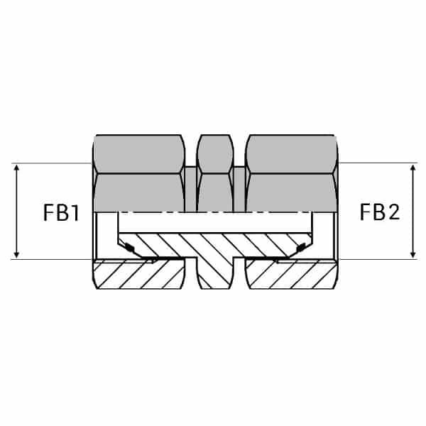 Adaptateur droit femelle tournant BSP x femelle tournant BSP - 3/8' , 14.95 , 3/4' , 24.12_0