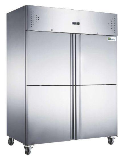 Armoire réfrigérée négative 4 portes pleines 1400 L - Finition Inox (AA14PNNM)_0