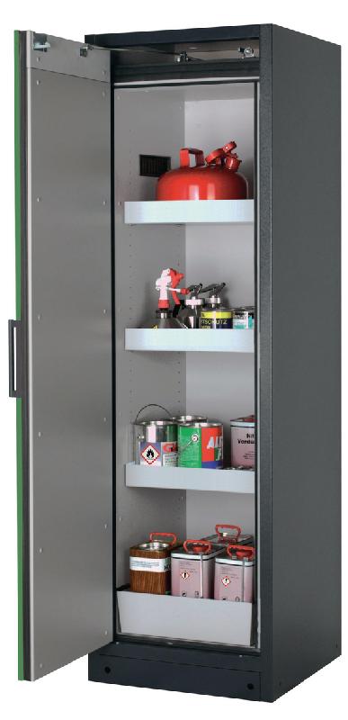 ARMOIRE SÉCURITÉ Q-PEGASUS-90 Q90.195.060.WDAC GRIS/VERT - MANUTAN COLLECTIVITÉS