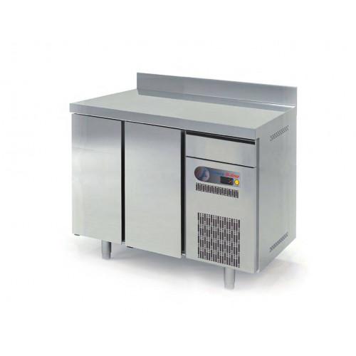 ARRIÈRE BAR RÉFRIGÉRÉ EN INOX PROFESSIONNEL S-LINE CORECO - 2 PORTES