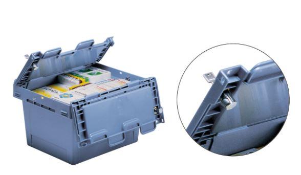 Bac de distribution série MB - système de fermeture - 50 kg - modèle MBD86321R BS1 - 800x600x353 mm - 109L_0