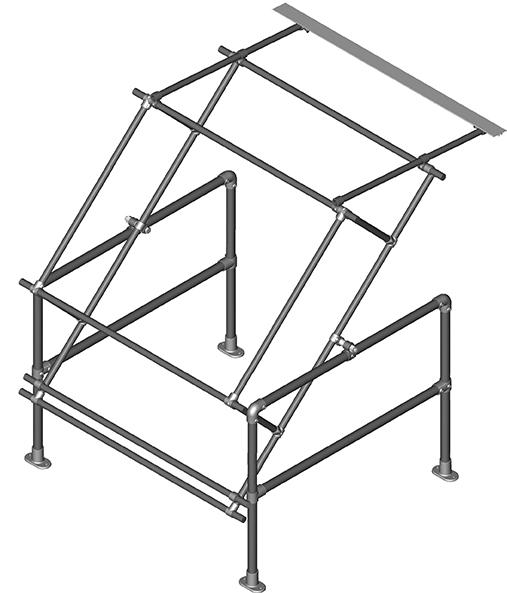 Barrière écluse Kee Gate - Type A - Modèle standard - Dimensions max. palette 1.40m x 1.48m_0