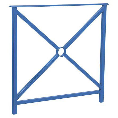 BARRIÈRE HÉRITAGE SIMPLE CROIX 80 CM - BLEU 5010 - PROCITY