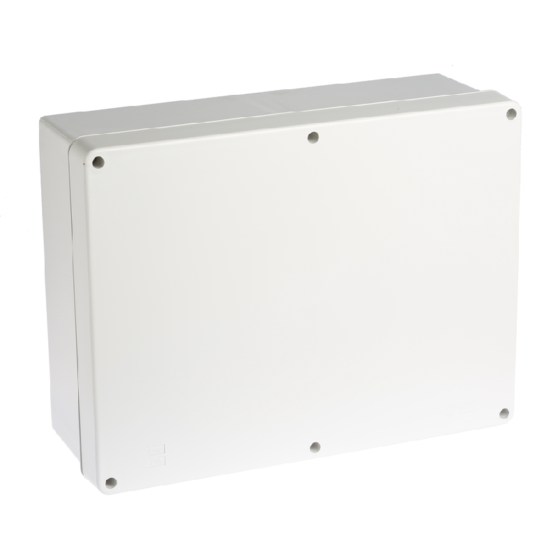 BOÎTE DE DÉRIVATION ÉTANCHE INDUSTRIE COUVERCLE BAS 360 X 270 X 125 MM IP55 EUROHM 50311