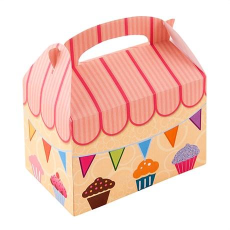 BOÎTE REPAS ENFANT MOTIF PARTY 17X16X10 CM (VENDU PAR 300)