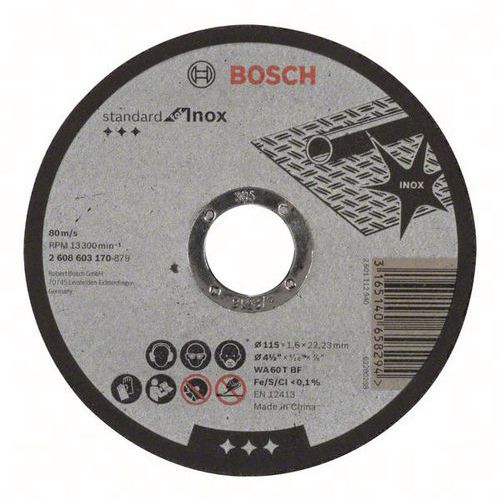 BOSCH 25 DISQUES À TRONÇONNER STANDARD FOR INOX