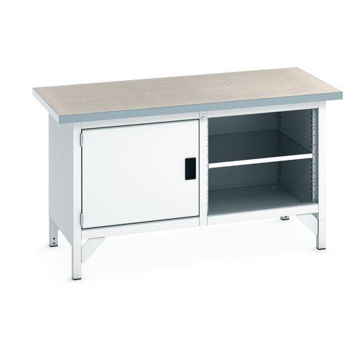 BOTT 1 ETABLI EN LINOLÉUM CUBIO - 1 PORTE - L1500MM - BOTT