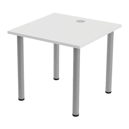 BUREAU TUBO 80 X 80 CM BLANC ALU - MBA