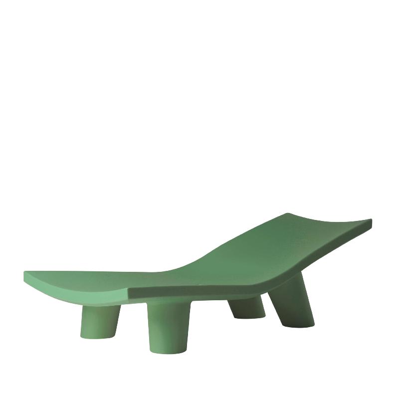 Chaise longue design LOW LITA - vert malva_0