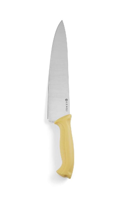 Couteau professionnel chef 240 mm jaune - 842737_0