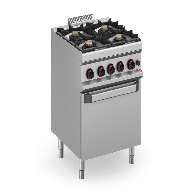 Cuisinière à gaz modulaire avec four MFB77FGXL NEO700 ROMAGSA - MFB77FGXL_0
