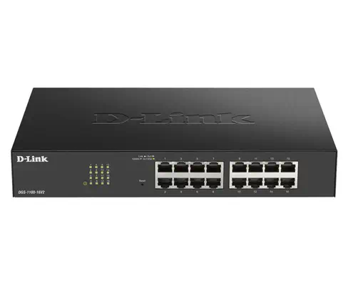 D-Link DGS-1100-24PV2 Géré L2 Gigabit Ethernet (10/100/1000) Connexion Ethernet, supportant l'alimen_0