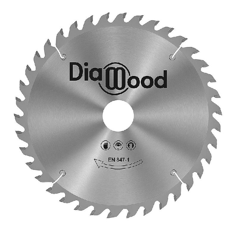 DIAMWOOD EXPERT EN EQUIPEMENT Lame de Scie Circulaire HM D. 225 x Al. 30 x ép. 2.5/1.8 mm x Z32 Alt pour Bois - Diamwood - gris 3664100217828_0