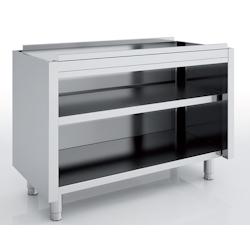 ERATOS Meuble Neutre Ouvert En Facade Sans Porte Aisi-304 18/10 Prof.600 - Sans Dessus - 1600X600X850 MNA60-160 - MNA60-160_0