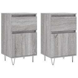 Helloshop26 - Buffet bahut commode armoire meuble de rangement organisateur cuisine salle de séjour salons lot de 2 sonoma 40 x 35 x 02_0036947 - 300_0