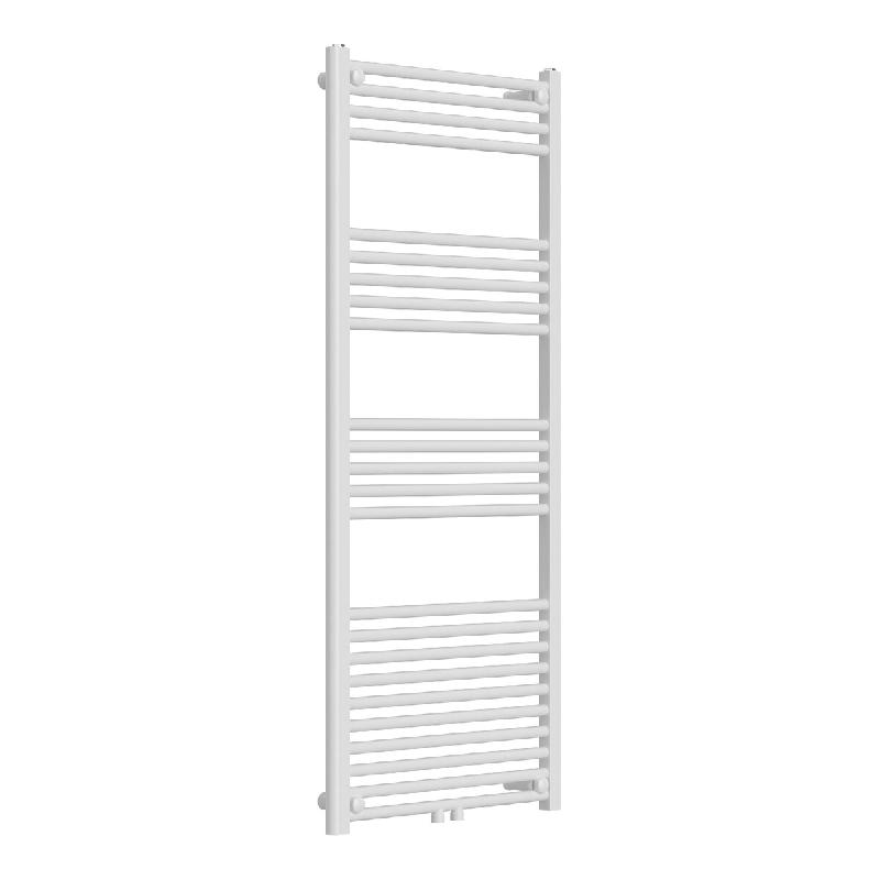 Helloshop26 - Radiateur sèche-serviettes chauffage salle de bain acier 140 x 60 cm blanc 03_0010423 - blanc acier 3000225216450_0