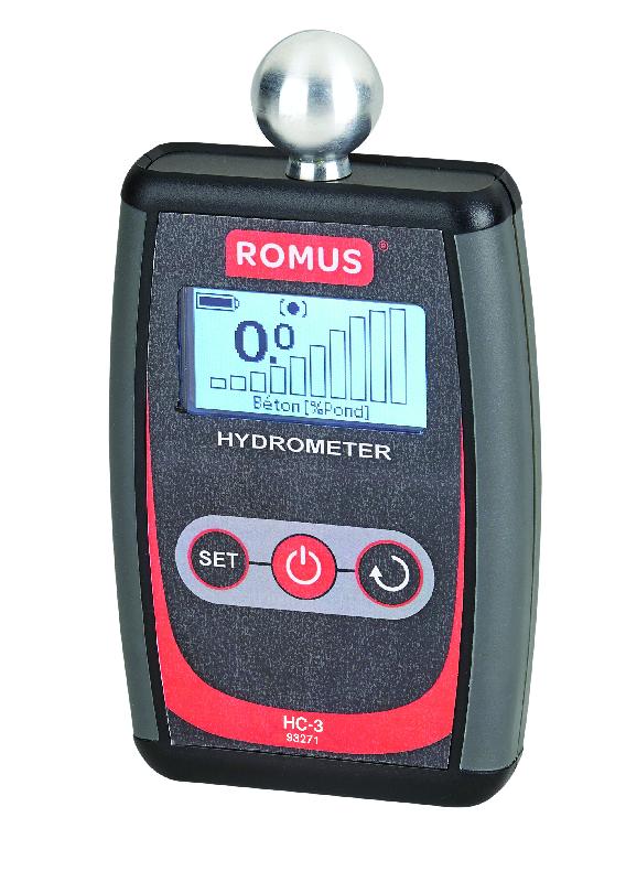 Indicateur d'humidité HC-3 - Mesure non destructive jusqu'à 3 cm - 3 échelles de mesure - Marque Romus_0