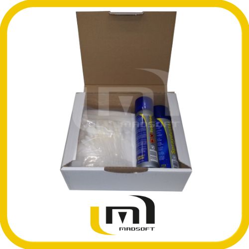 Kit de nettoyage complet pour imprimante d'étiquettes thermique - accessoires inclus_0