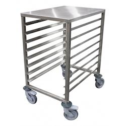 MATERIEL CHR PRO echelle basse inox soudee 600x400 inox10 niveaux x864mm - 685071252246_0