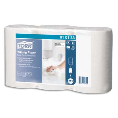 MINI BOBINE D'ESSUYAGE TORK  - 610133 - A DEVIDAGE CENTRAL - 120 M - LOT DE 3 - POUR TORK M3