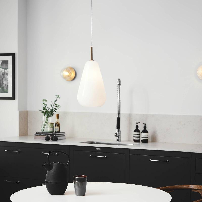 NUURA APS NUURA ANOLI 1 SUSPENSION, À 1 LAMPE. Ø 19 CM, BLANC