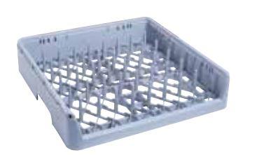 Panier de lavage plastique 500x500 plateaux - bacs gn - plaques de cuisson hauteur 106 mm - 10173.6_0