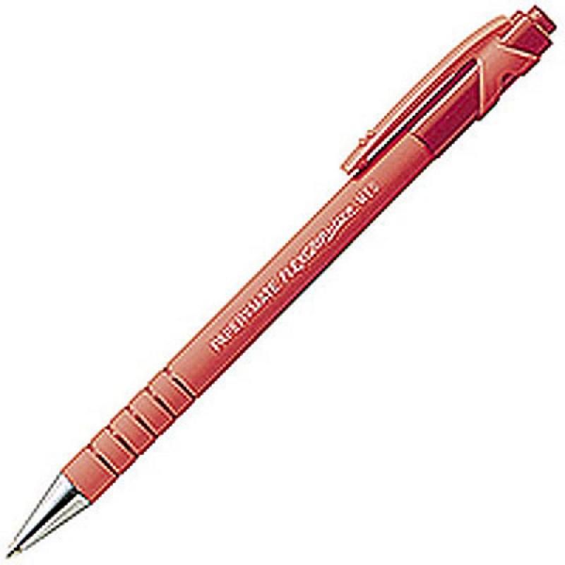 PAPER MATE STYLO BILLE  FLEXGRIP ULTRA - RÉTRACTABLE - BILLE DE 1 MM - ECRITURE FINE - COULEUR ROUGE (PRIX UNITAIRE)