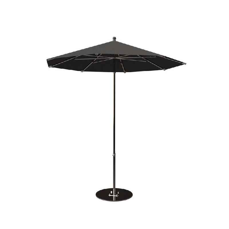Parasol pour terrasse Pro Moorea rond Ø300cm armature + toile + housse - anthrac_0