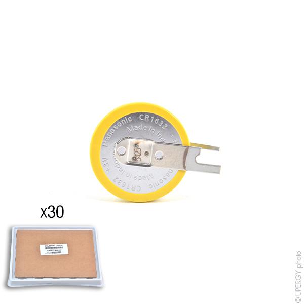 Pile bouton lithium CR1632/V1AN Panasonic - 3V - 140mAh - longue durée et haute performance_0